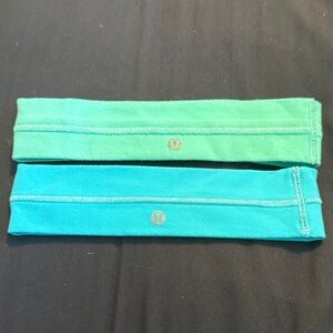 Lululemon Turquoise and Blue Headbands